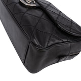 Chanel Quilted Aged Stitched Calfskin Rue Cambon Jumbo Single Flap Crossbody Bag
