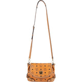 MCM Monogram Visetos Saddle Shoulder Bag