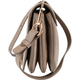 See by Chloé Leather and Suede Hana Saddle Crossbody Bag