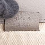 Gucci Grey Leather Crystal Dionysus Shoulder Bag