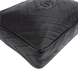Chanel Quilted Lambskin Chevron Tassel Camera Crossbody Bag
