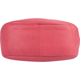 Prada Pink Leather Hobo Shoulder Bag