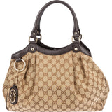 Gucci Monogram GG Canvas Sukey Hobo Handbag