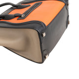 Céline Tricolor Leather Luggage Handbag