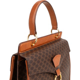 Celine Macadam Monogram Canvas Top Handle Handbag