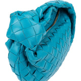 Bottega Veneta Blue Intrecciato Leather Mini Jodie Handbag