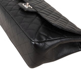Chanel Quilted Caviar Leather Jumbo Single Flap Crossbody Bag