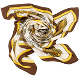 Hermès Grand Apparat Silk Carre 90 Scarf Tuch