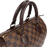 Louis Vuitton Monogram Damier Ebene Speedy 25 Handbag