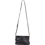Miu Miu Nappa Leather Ruffle Clutch Crossbody Bag
