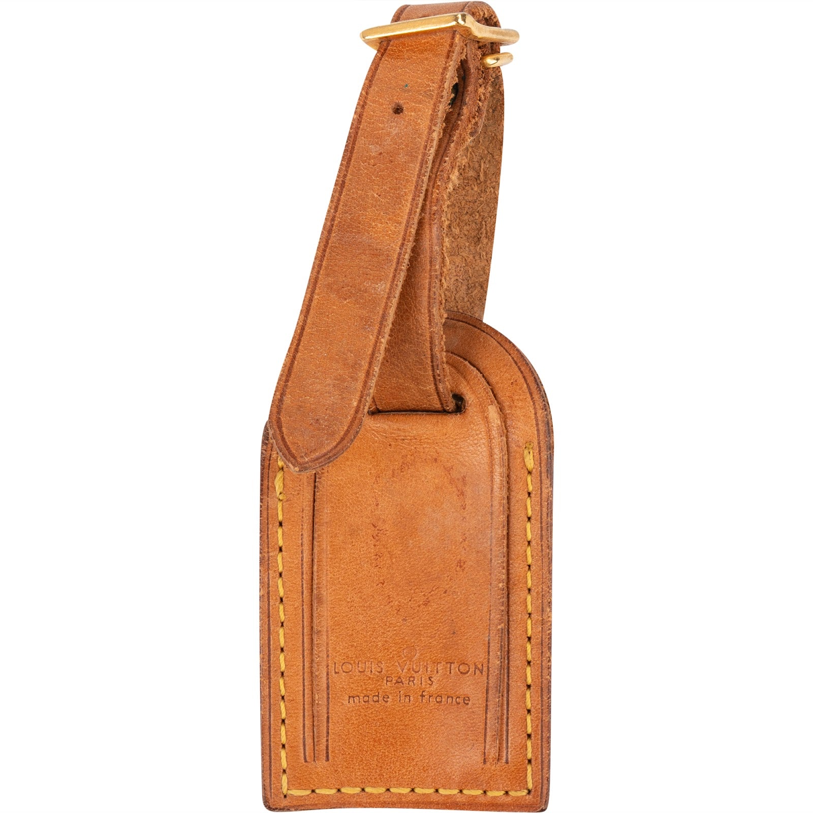 [🔄️B10 / F88] Louis Vuitton Vachetta Leather Luggage Tag - vintageandkickz