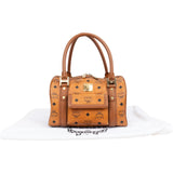 MCM Monogram Visetos Boston Handbag