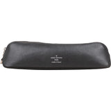 [🔄️B09 / F34] Louis Vuitton Canvas Monogram Black Leather Trousse Ronde Pencil Case - vintageandkickz