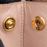 Prada Pink Saffiano Leather Galleria Handbag