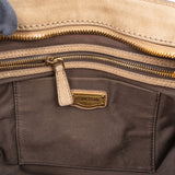 Miu Miu Brown Suede Leather Tote Handbag