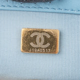 Chanel 19 Quilted Denim Sky Ombre Single Flap Crossbody Bag