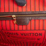 [🔄️B08 / F36] Louis Vuitton Monogram Damier Ebene Canvas Neverfull MM Shoulder Bag - vintageandkickz