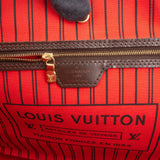 [🔄️B08 / F36] Louis Vuitton Monogram Damier Ebene Canvas Neverfull MM Shoulder Bag - vintageandkickz