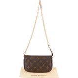 Louis Vuitton Monogram Canvas Mini Pochette Accessoires Shoulder Bag