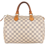 Louis Vuitton Monogram Damier Azur Speedy 30 Handbag - vintageandkickz