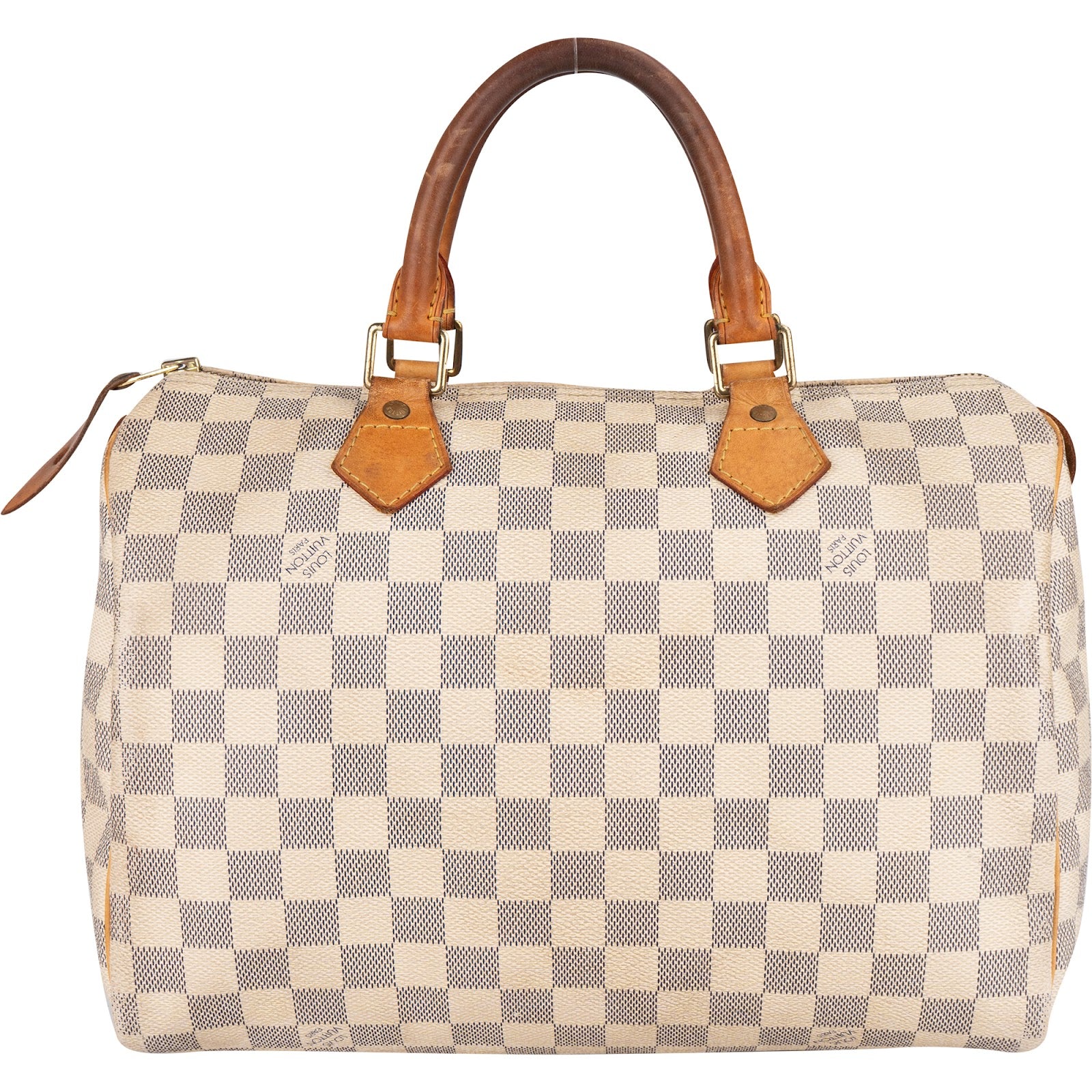 Louis Vuitton Monogram Damier Azur Speedy 30 Handbag - vintageandkickz