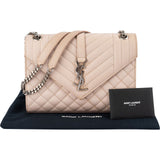 Yves Saint Laurent Grain De Poudre Matelassé Medium Envelope Crossbody Bag