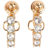 Valentino Garavani VLogo Signature Crystal Hoop Earrings