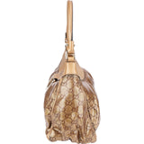 Gucci Monogram GG Coated Metallic Canvas Abbey D-Ring Shoulder Bag