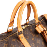 Louis Vuitton Monogram Canvas Keepall 55 Bandoulière Travel Bag