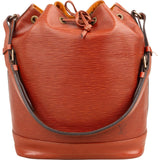 Louis Vuitton Cognac Epi Leather Sac Noé Grande Shoulder Bag