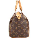 Louis Vuitton Monogram Canvas Speedy 25 Handbag