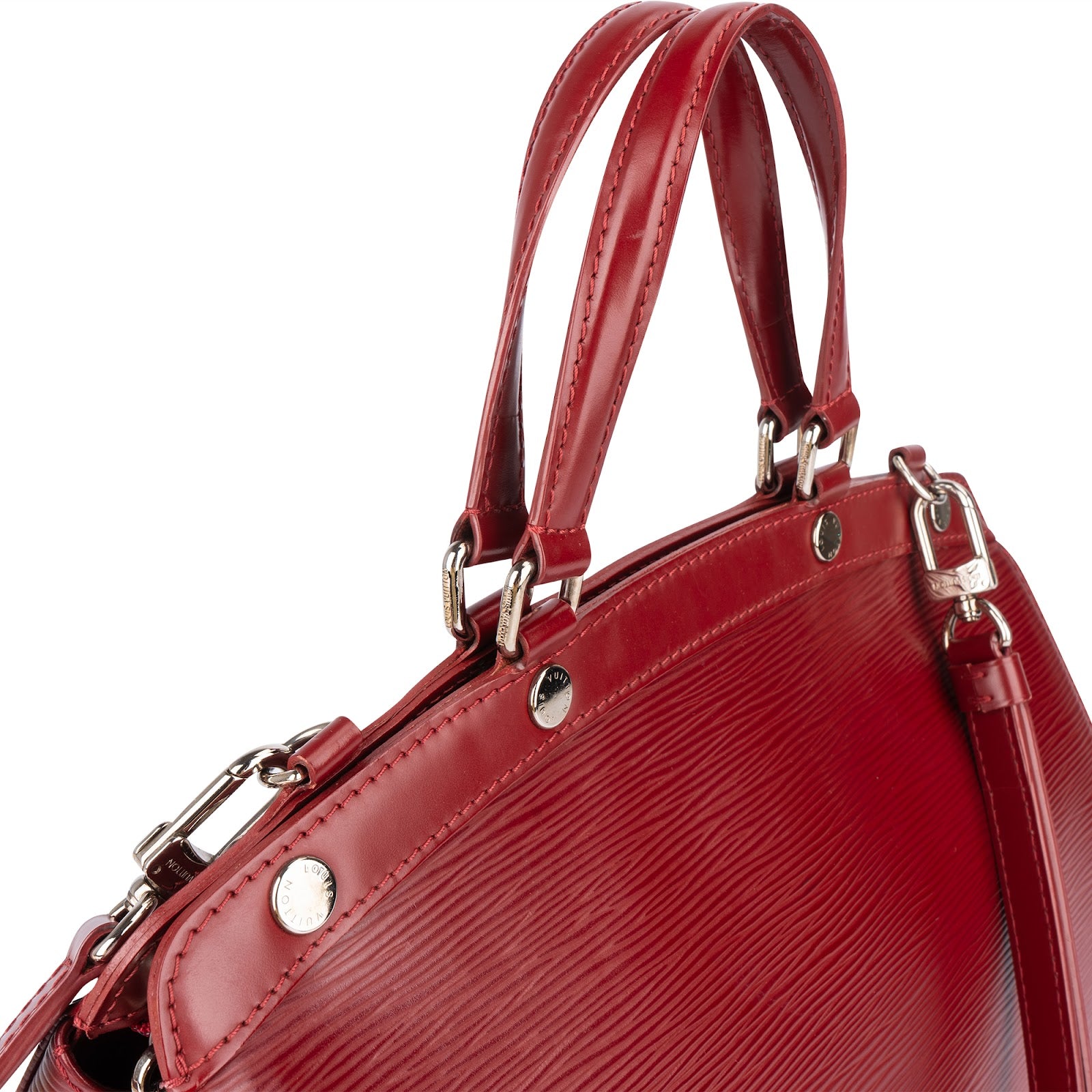 [🔄️B23 / F43] Louis Vuitton Red Epi Leather Cluny MM Crossbody Bag - vintageandkickz