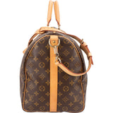 Louis Vuitton Monogram Canvas Keepall 50 Bandoulière Travel Bag