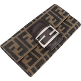 Fendi FF Monogram Baguette Buckle Wallet - vintageandkickz