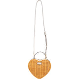 [🔄️B09 / F54] Kate Spade Wicker Heart Crossbody Handbag - vintageandkickz
