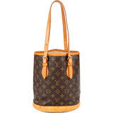 Louis Vuitton Monogram Canvas Bucket PM Shoulder Bag