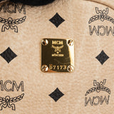 MCM Monogram Visetos Small Sie Studs Stark Backpack