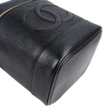 Chanel Caviar Leather CC Vanity Case Handbag