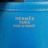 Hermès Bleu Epsom Leather Evelyne GM Crossbody Bag