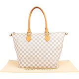 Louis Vuitton Monogram Damier Azur Canvas Saleya MM Shoulder Bag