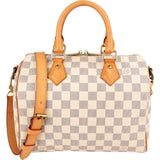 Louis Vuitton Monogram Damier Azur Canvas Speedy 25 Bandoulière Handbag