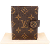 Louis Vuitton Monogram Canvas Mini Agenda Cover Card Holder