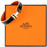 Hermès Gold Tone Clic H Bracelet