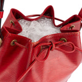 Louis Vuitton Red Epi Leather Sac Noé Petit Shoulder Bag