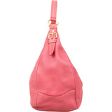 Prada Pink Vitello Daino Leather Hobo Shoulder Bag