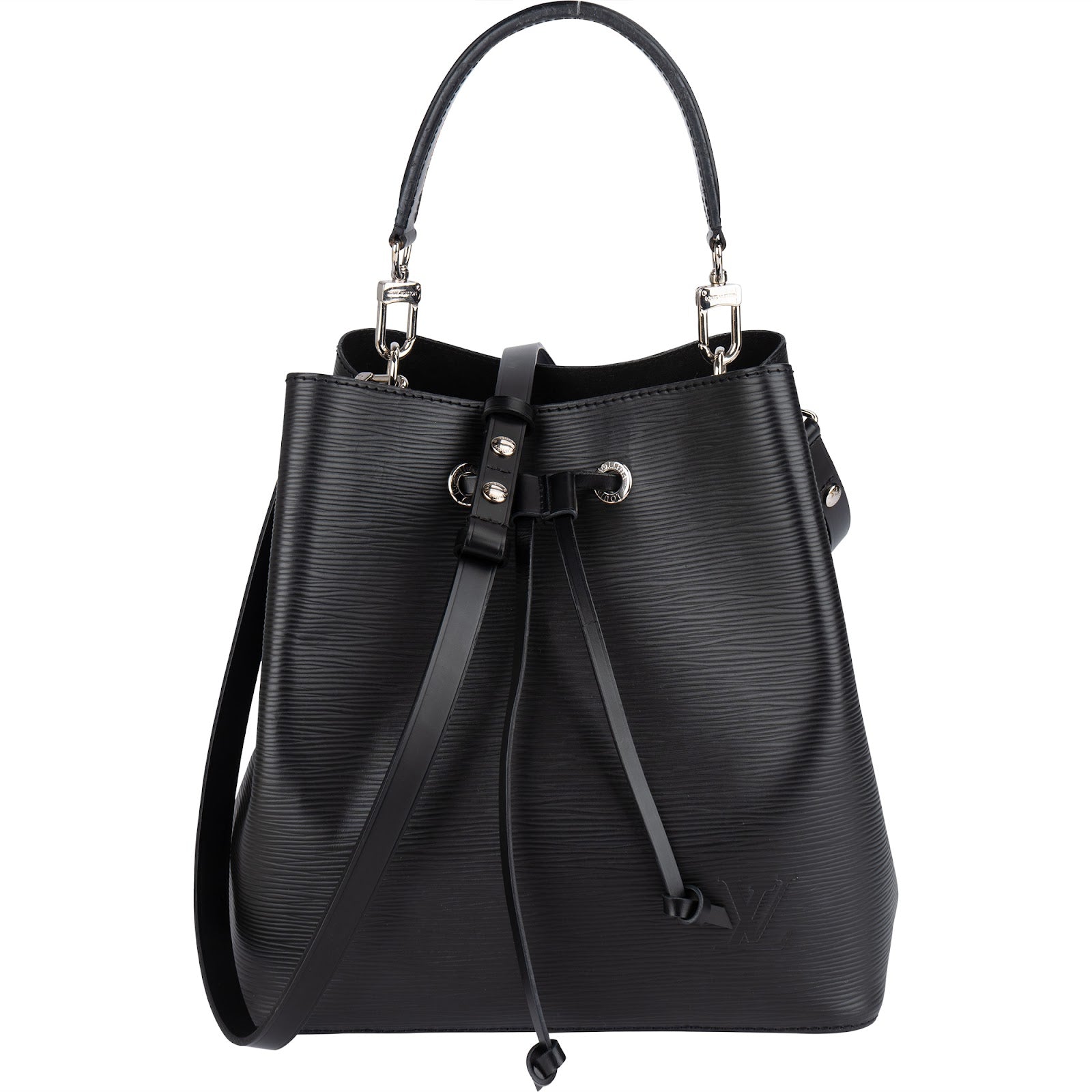 Louis Vuitton Noir Epi Leather NéoNoé Crossbody Bag - vintageandkickz