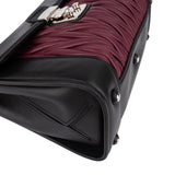 Miu Miu Matelassé Bicolor Nappa Leather Confidential Coffer Handbag