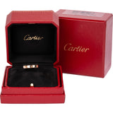 Cartier Au 750 Rosegold LOVE Wedding Band Ring (#59)