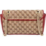 Gucci Monogram GG Quilted Canvas Marmont Crossbody Bag