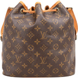 Louis Vuitton Monogram Canvas Sac Noé Petit Shoulder Bag
